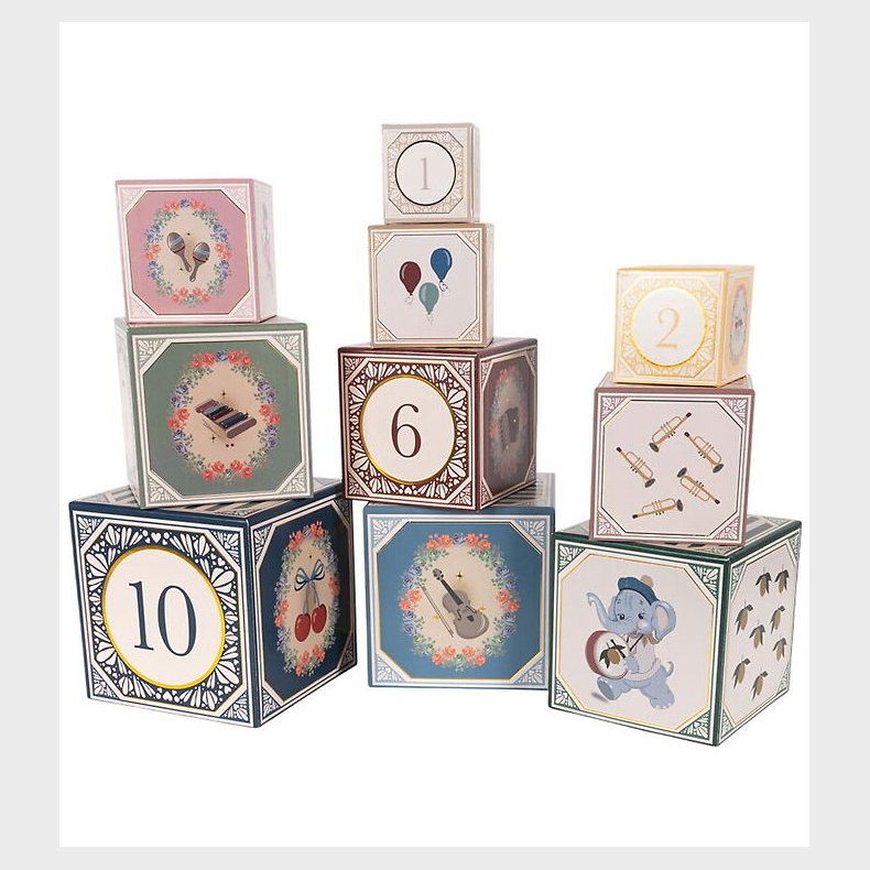 Konges Sljd Stableklodser - 10 stk. - Numbers