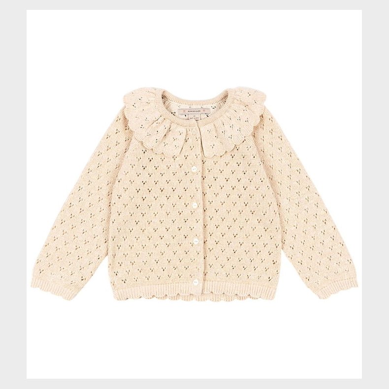 Konges Sljd Cardigan - Strik - Buttercream m. Hulmnster