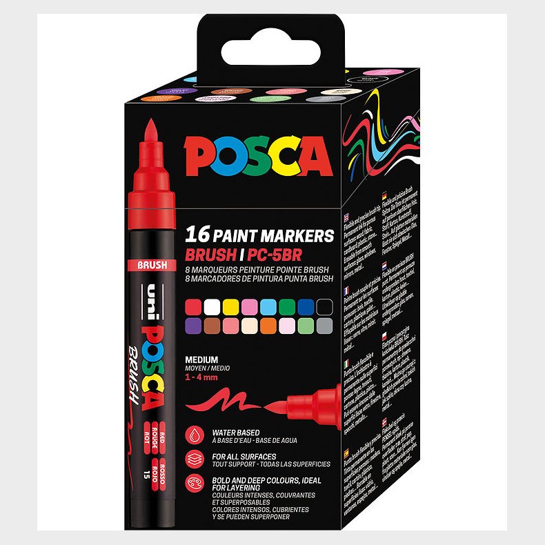 Posca Tuscher - PC5BR - 16 stk.