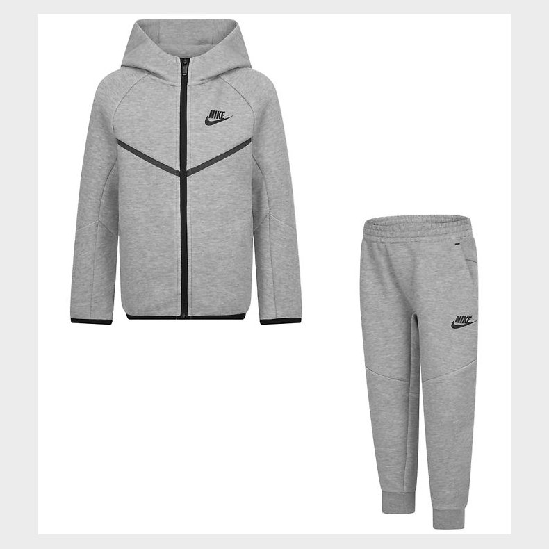 Nike St - Cardigan/Bukser - Grmeleret m. Sort