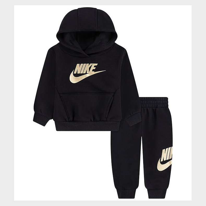 Nike Sweatst - Club - Black/Metalic Gold