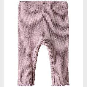 Name It Leggings - NbfRosally - Rib - Keepsake Lilac