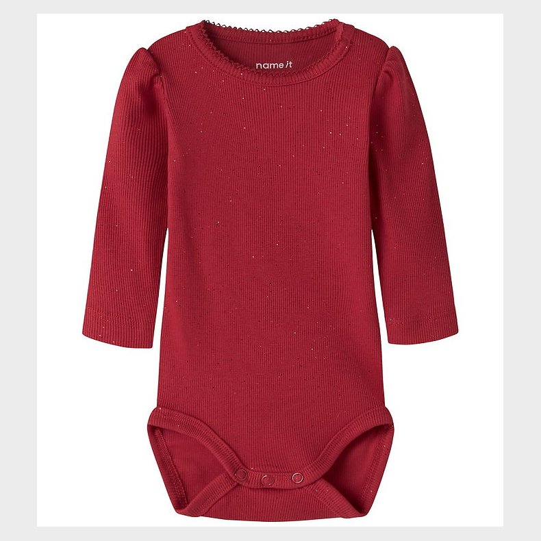 Name It Body l/ - NbfRosally - Rib - Jester Red