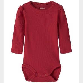 Name It Body l/ - NbfRosally - Rib - Jester Red