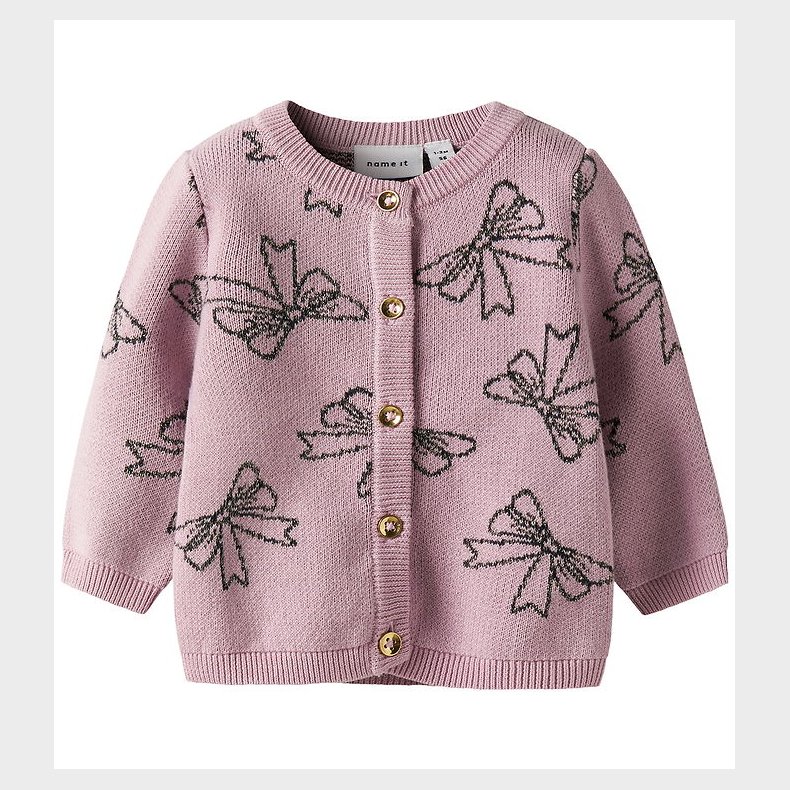 Name It Cardigan - Strik - NbfRebowie - Keepsake Lilac