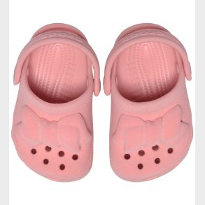 Crocs Sandaler - Crocs Littles Velvet Bow - Powder Pink