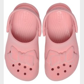 Crocs Sandaler - Classic Velvet Bow Clog T - Powder Pink