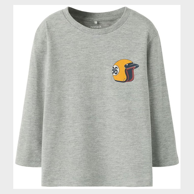 Name It Bluse - Nmmradolf - Grey Melange
