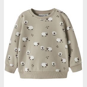 Name It Sweatshirt - NbmVimmer - Island Fossil/Sheep
