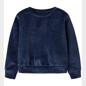 Name It Bluse - NmfVeloa - Velour - Navy Blazer