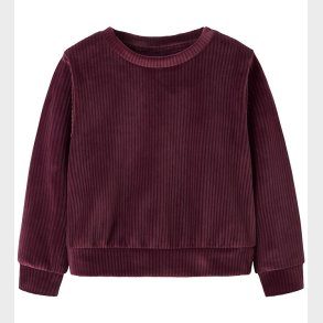 Name It Bluse - NmfVeloa - Velour - Burgundy