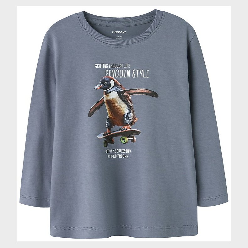 Name It Bluse - NmmVoto - Flint Stone/Penquin