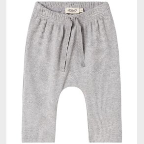 MarMar Bukser - Rib/Modal - Pico - Light Grey Melange