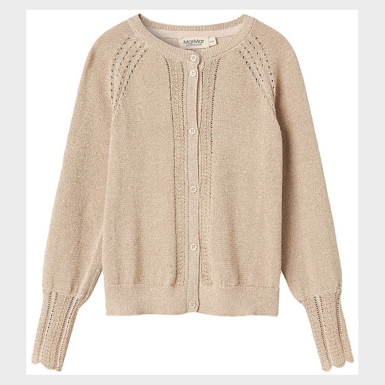 MarMar Cardigan - Strik - Tillie - Gold Glitter