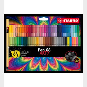 Stabilo Tuscher - Pen 68 Arty - 65 stk. - Multifarvet