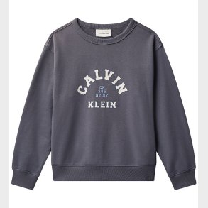 Calvin Klein Sweatshirt - Varsity - Coal Grey