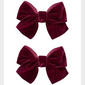 Name It Hrklemme - 2-pak - NmfRelvet - Burgundy