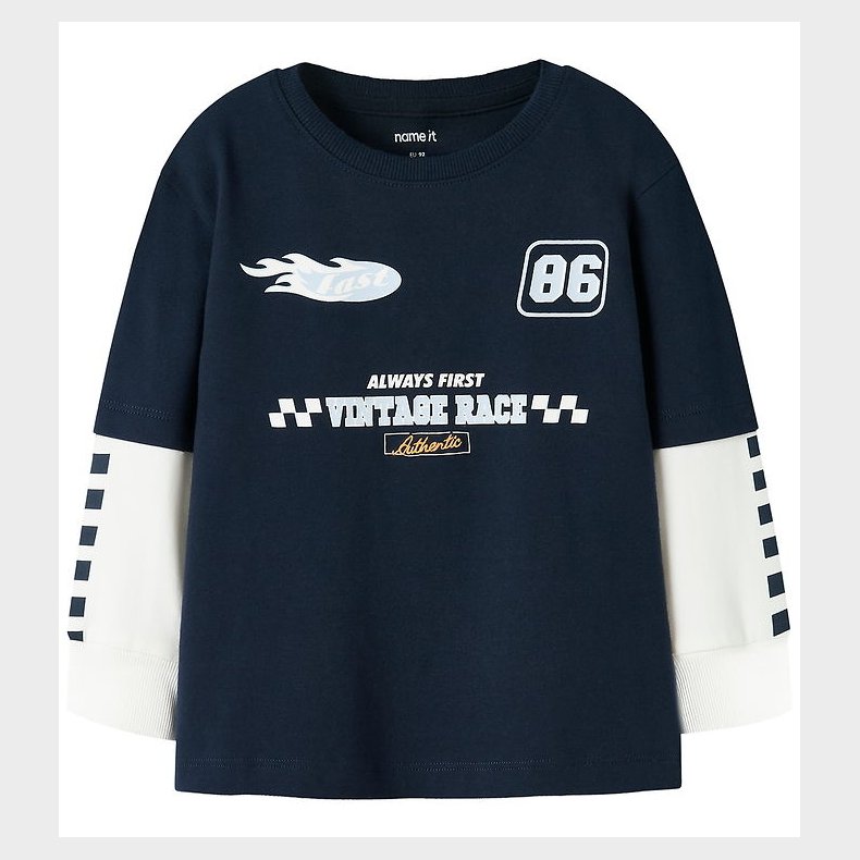 Name It Bluse - NmmRichael - Navy Blazer