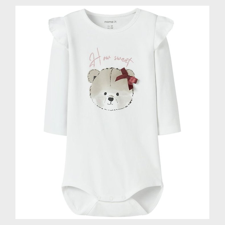 Name It Body l/ - NbfRindy - Bright White