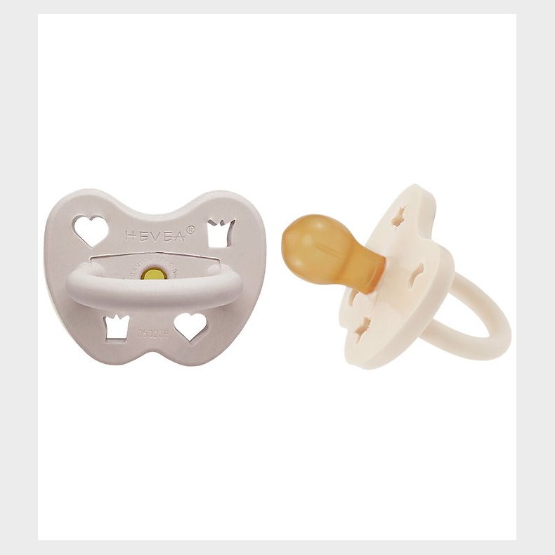 Hevea Sutter - 3-36 mdr - 2-pak - Milky White & Soft Pebble