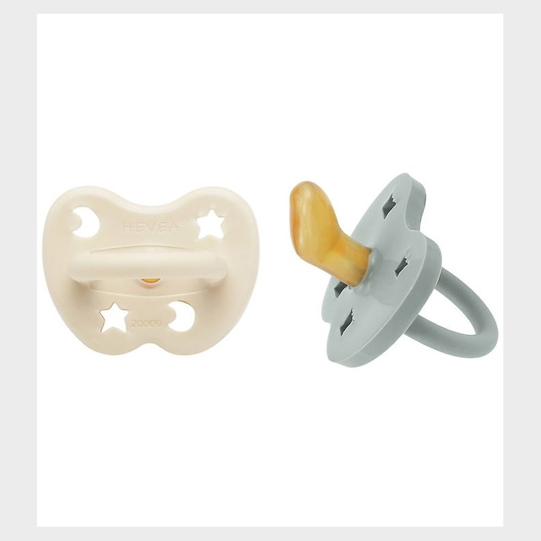 Hevea Sutter - 3-36 mdr - 2-pak - Milky White & Gorgeous Grey