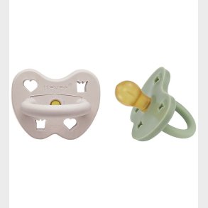 Hevea Sutter - 3-36 mdr - 2-pak - Soft pebble & Moss Green