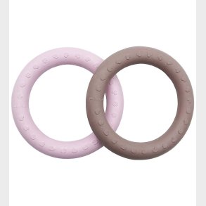 Hevea Bidering - 2-pak - Powder Pink & Tan Beige