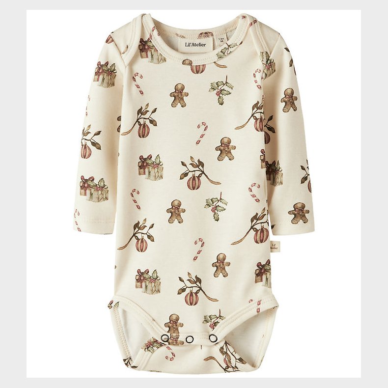 Lil' Atelier Body L/� - NbnLayo - Turtledove/Christmas