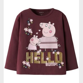 Name It Bluse - NmfOra - Peppa - Burgundy