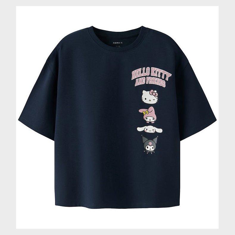 Name It T-shirt - NkfOda - Hello Kitty - Navy Blazer