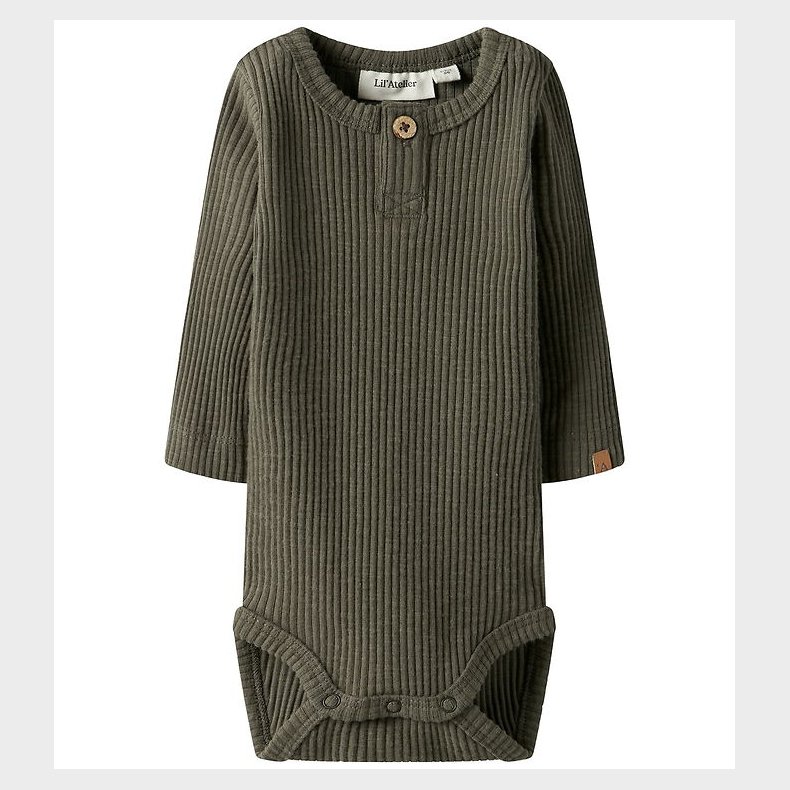 Lil' Atelier Body L/ - Rib - NbmRajo - Sea Turtle