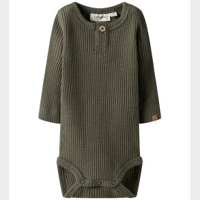 Lil' Atelier Body L/ - Rib - NbmRajo - Sea Turtle