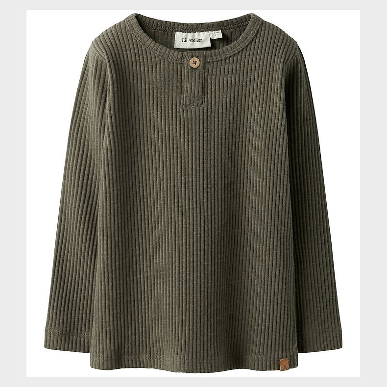 Lil' Atelier Bluse - Rib - NbmRajo - Sea Turtle