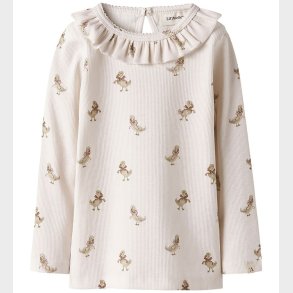 Lil' Atelier Bluser - Rib - NbfLavo - Almost Mauve/Goose