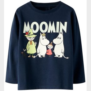 Name It Bluse - NmnSlov - Moomin - Navy Blazer