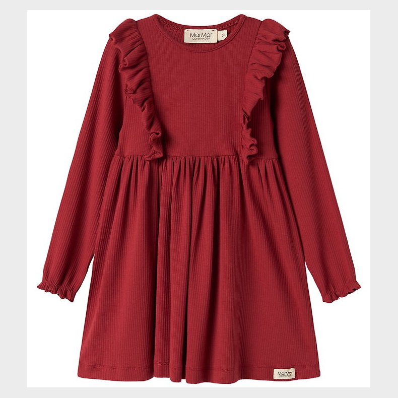 MarMar Kjole - Modal/Rib - Dikte - Hisbiscus Red