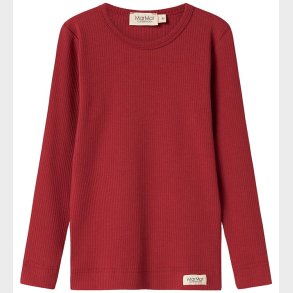 MarMar Bluse - Rib/Modal - Hibiscus Red