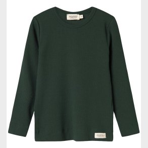 MarMar Bluse - Rib/Modal - Dark Leaf