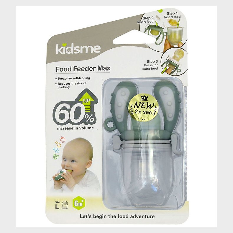 KidsMe Food Feeder Max - Large - Gray