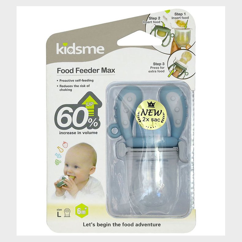 KidsMe Food Feeder Max - Large - Azure