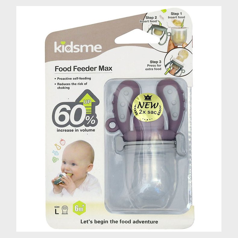 KidsMe Food Feeder Max - Large - Plum