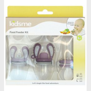 KidsMe Food Feedere - Startpakke - M/L - Plum