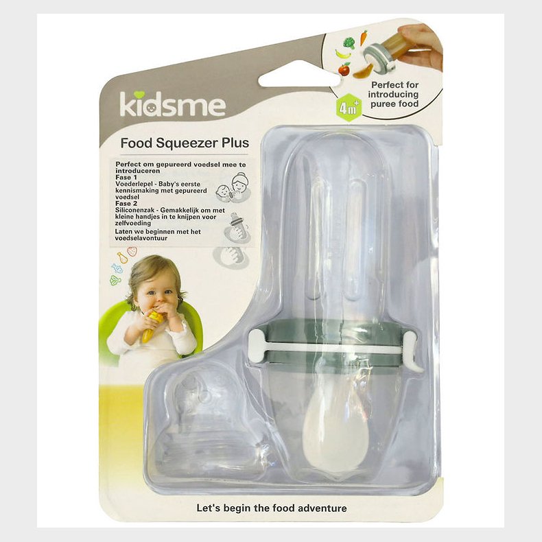 KidsMe Food Squeezer Plus - Olive