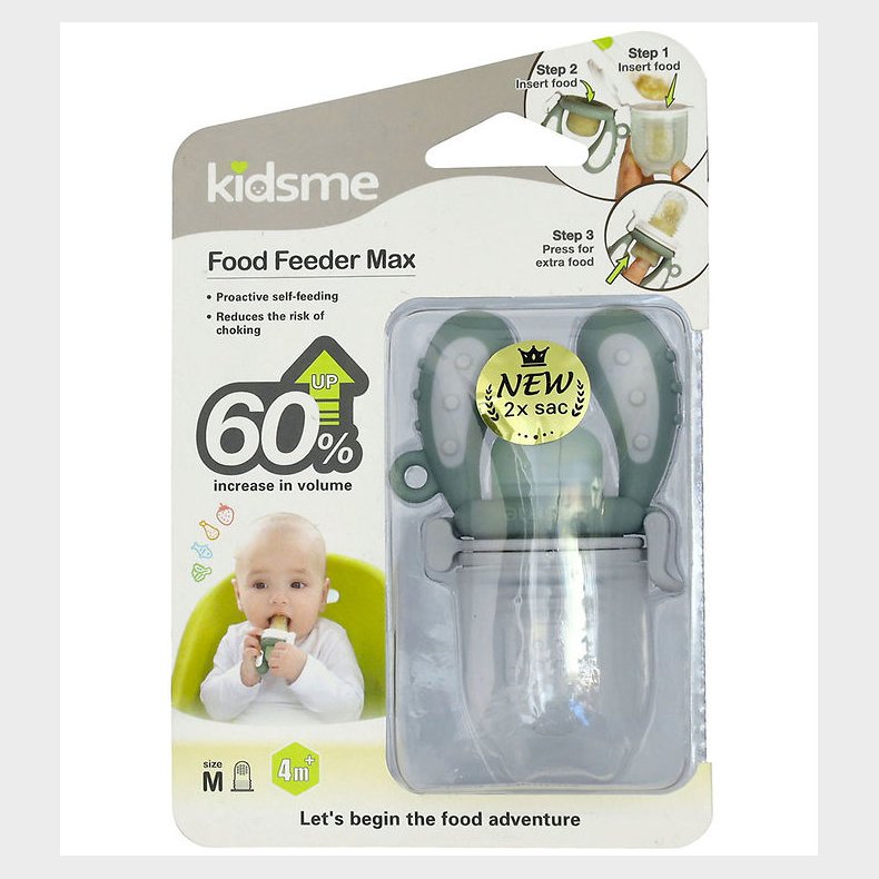 KidsMe Food Feeder Max - Medium - Gray