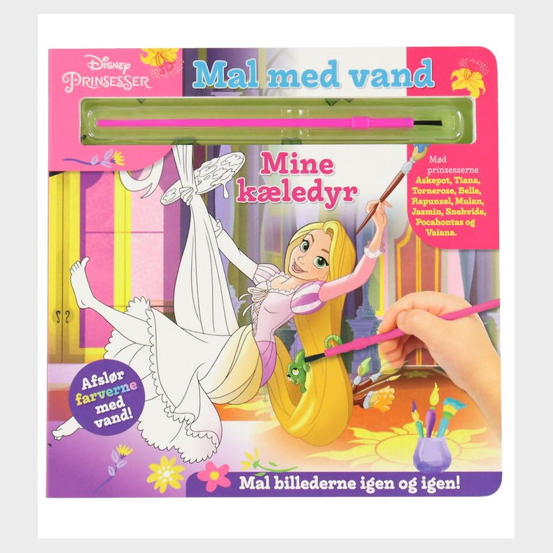 Alvilda Malebog - Mal Med Vand - Disney Prinsesser