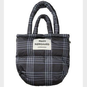 Mads Nrgaard Shopper - Light Ripstop Pillow - Black/Vanilla Ice