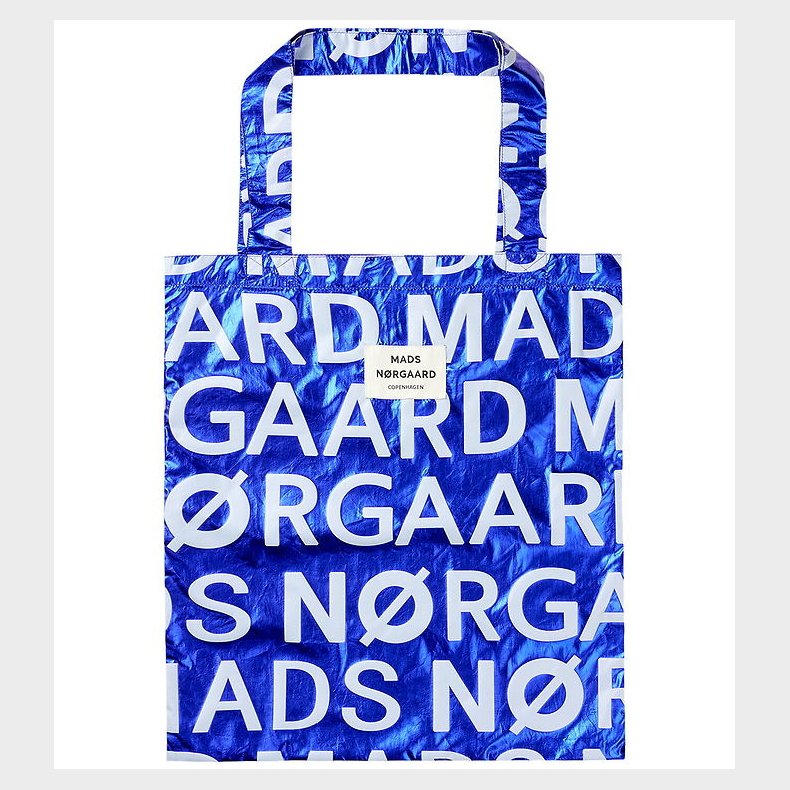 Mads Nrgaard Shopper - Sacky Metallic Atoma - Blue