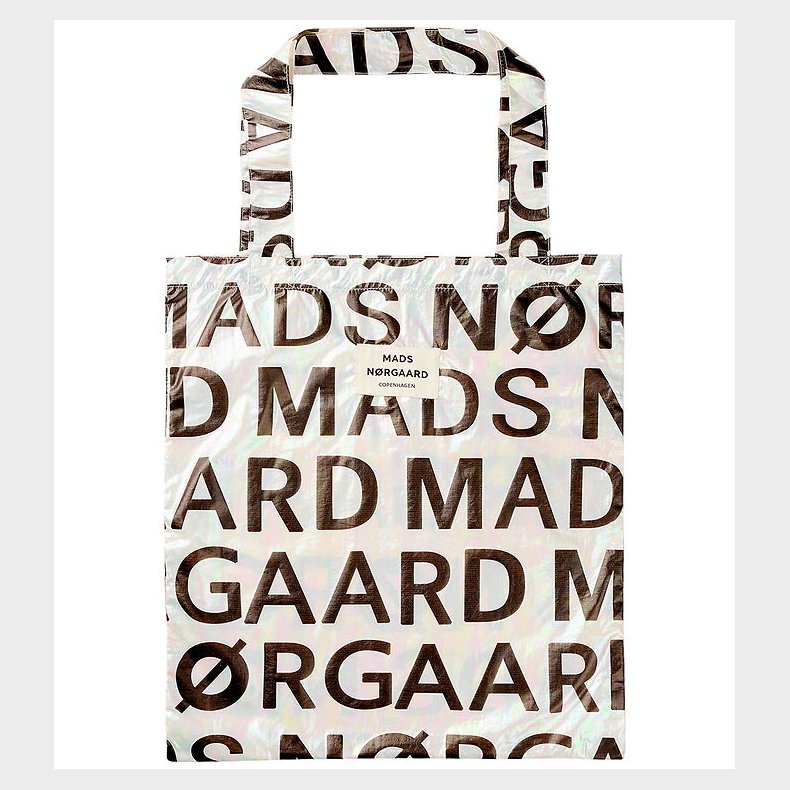 Mads Nrgaard Shopper - Sacky Metallic Atoma - Mother Of Pearl