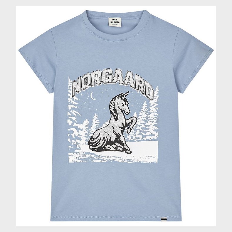 Mads Nrgaard T-shirt - Tuvina - Faded Denim