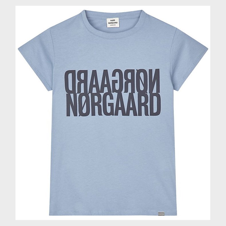 Mads Nrgaard T-shirt - Tuvina Logo - Faded Denim